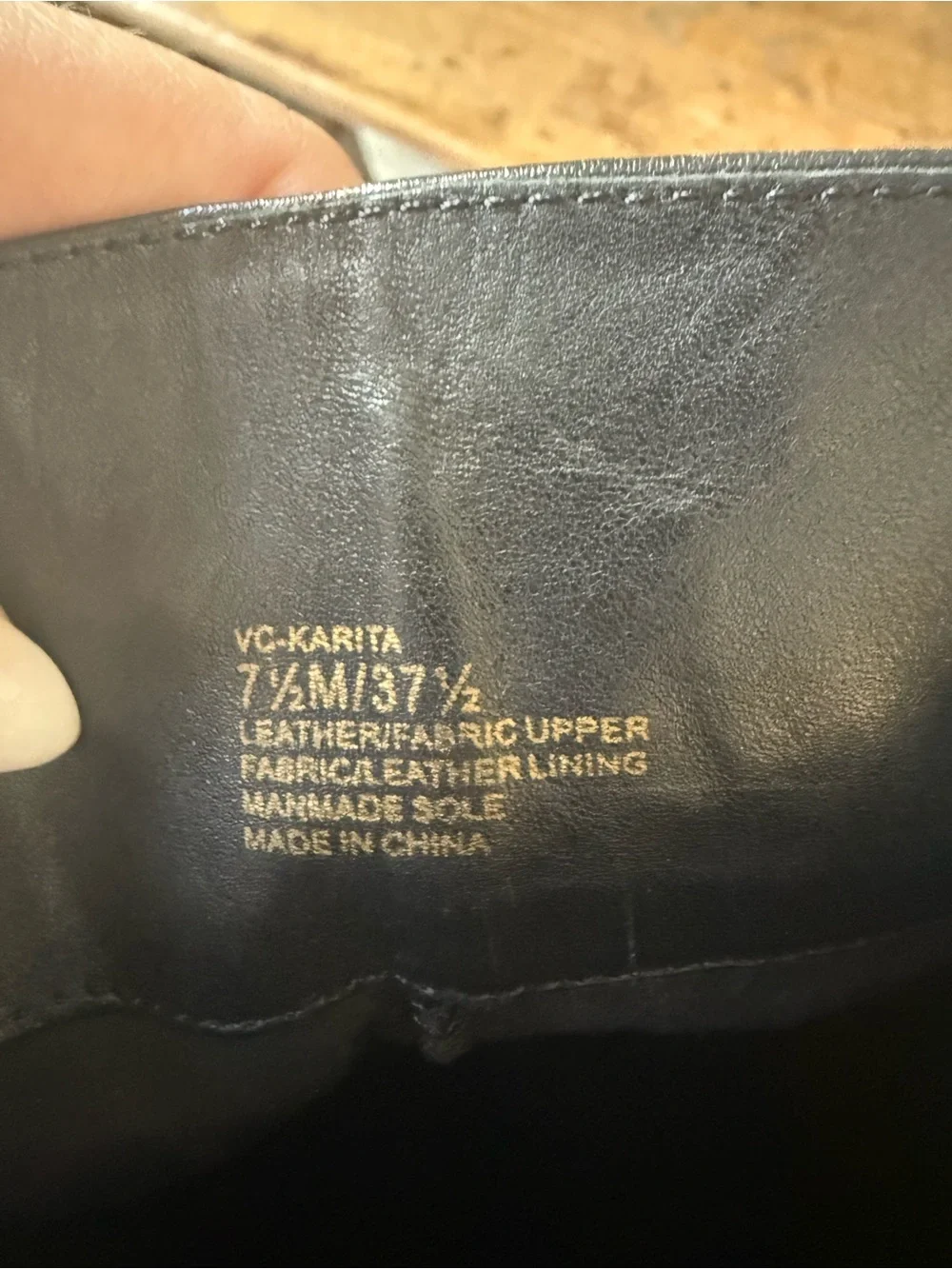 Vince Camuto Black Over-the-Knee Stretch Leather Boots